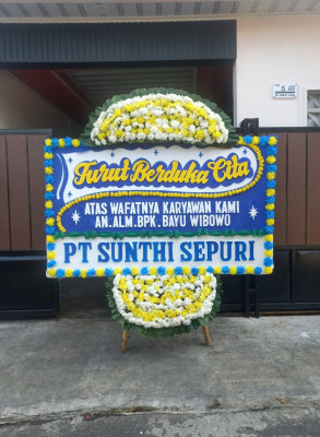 Papan Bunga Duka di Pattene